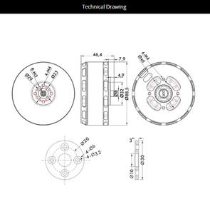 Moteur de <span class=keywords><strong>drone</strong></span> VTOL T-MOTOR V807 KV170 12S, 6800W, 28 pôles, puissant, prix usine abordable, système d'alimentation agricole pour avion - Product Image 2