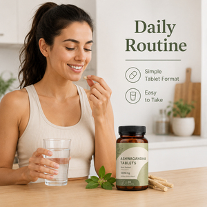 Complément Alimentaire Vegan de Haute Qualité à Base d'Ashwagandha Haute Concentration 3000mg en Comprimés pour le Soutien Immunitaire, le Sommeil et l'Équilibre Hormonal - Product Image 4
