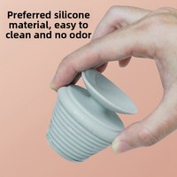 Bouchon universel pour baignoire, bouchon de lavabo, bouchon anti-fuite pour lavabo, couvercle d'étanchéité pour drain de sol, réglable, moderne et minimaliste