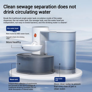 3L Automatic Tilting Electric Fountain Intelligenter Wassersp ender für Haustiere für Hunde Andere Tiere mit zirkulieren dem Wasser futter - Product Image 3