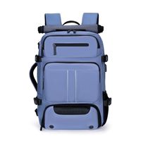 Tas Ransel Laptop 16 Inch Baru Grosir Ekspor Tahan Air Bahan Oxford dengan Port USB untuk Perjalanan dan Kerja