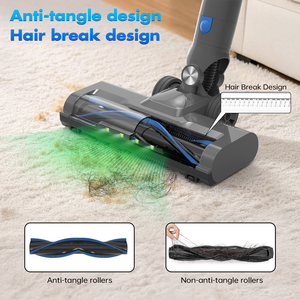 EU Local Stock 200W 30KPA Cordless Vacuum <b>Cleaner</b> Stick With Anti-Tangle <b>Brush</b> Rechargeable Home Cordless Vacuum <b>Cleaner</b> - Product Image 5