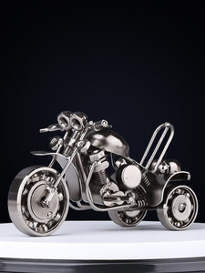 Adorno de Escritorio Semielaborado de Hierro Forjado Estilo Retro para Motocicleta, Decoración para Habitación de Niños, Regalo de Cumpleaños, Estilo Retro - Product Image 5