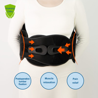 Ceinture de soutien lombaire à profil bas de 10 pouces avec poulie, élastique et réglable, pour le soutien de la colonne vertébrale