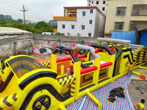 CE Commercial Bounce House Carrera <span class=keywords><strong>de</strong></span> obstáculos y laberinto inflable 6m x 4m PVC Ecológico Garantía <span class=keywords><strong>de</strong></span> 3 años - Product Image 3