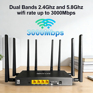 Router 5G con Doble Ranura para Tarjeta SIM, ZBT Nuevo AX3000, Wifi6 Mesh para Interiores, Antena Externa, Doble Banda 2.4G y 5.8G, Firewall, VPN - Product Image 1