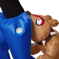 Costume d'Halloween Cosplay Costume de Fête Adultes Gonflable Double Couche Costume Drôle Air Blow up Costume Costume de Fête pour la Fête