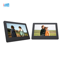 Cadre photo numérique 10 13,3 15,6 pouces, cadre photo électronique avec lecture vidéo et audio, entrée carte SD et USB