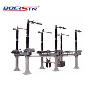 Interruptor de Aislamiento de Alta Tensión para Exteriores de 110 kV, Serie GW4, Interruptor de Desconexión Trifásico para Subestaciones Eléctricas