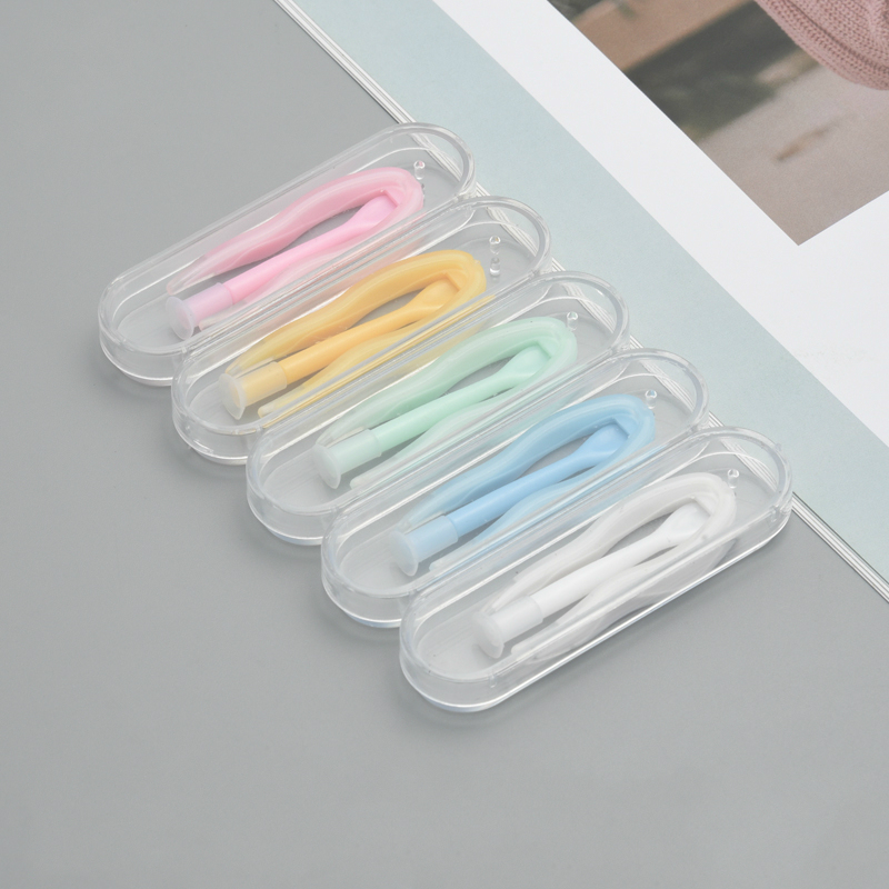 Contact Boxes Wholesale High Quality Case Accessories For Contact Lens Multi Color Contact Lenses Kit Box With Wearing Stick And Tweezers