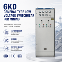 Tableau de distribution AC à basse tension GKD 380V/660V/1140V pour mines, protection IP54, conception modulaire, panneau électrique minier