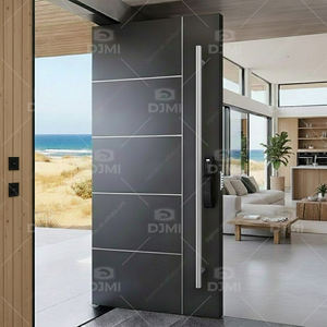 Porte <span class=keywords><strong>d</strong></span>'<span class=keywords><strong>entrée</strong></span> en acier <span class=keywords><strong>de</strong></span> sécurité espagnole avec serrure intelligente, charnière pivotante, porte <span class=keywords><strong>d</strong></span>'<span class=keywords><strong>entrée</strong></span> en aluminium - Product Image 5