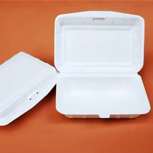 Récipient alimentaire en mousse, Boîte de mousse jetable, Récipients de service alimentaire en mousse personnalisables, Boîte de restauration rapide - Product Image 1