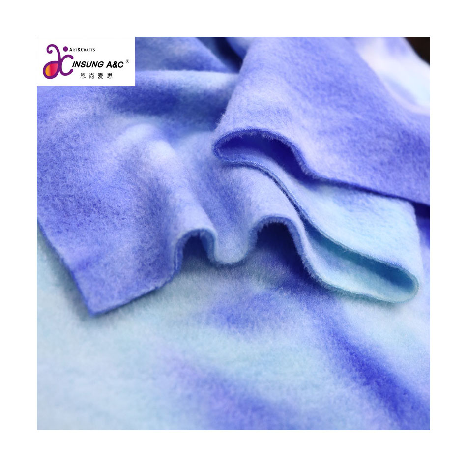 Китайская фабрика, окрашенный шерпа с полярным флисом для украшения одежды