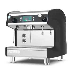 Máquina semiautomática de acero inoxidable para hacer café Espresso italiano, 9 Bar, 304