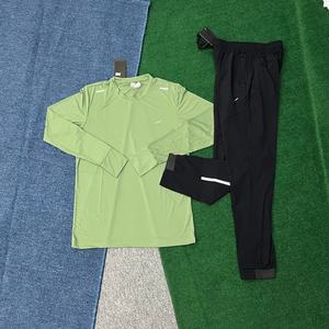 Nieuw merk sport hardlopen fitnesstraining stretch atletiek heren en dames sport-T-shirt met lange mouwen en ritssluiting - Product Image 6