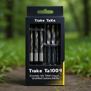 Foret universel en carbure Ttake Ta1001, revêtement Nano TiAlN, forets en carbure non percés 3Xd - Product Image 3