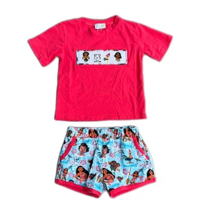 Babeni <strong>Boys</strong> Casual Clothing Sets 100% Cotton Oeko-tex Certified Hand Smocked Cartoon Animal Designs Nontoxic Wholesale - Product Image 4