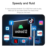 Televisor Inteligente Android de 32 Pulgadas con Pantalla Táctil Incell, Android 12, RK3399, Precio de Fábrica