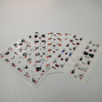 Autocollants colorés à points, écologiques, recyclables, imperméables, de taille personnalisée pour étiquettes papier - Imprimables en offset/flexographie