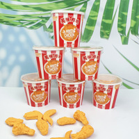 Simulación de dibujos animados de goma alas de pollo y patas de pollo juego de goma Papelería para estudiantes cubo familiar borrado de pollo frito