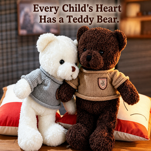 Urso de Pelúcia Personalizado Atacado com 4 Cores, Brinquedo de Pelúcia Macio de Algodão PP 100% Poliéster, Almofada de Animal de Pelúcia para Alívio do Estresse 30cm - Product Image 2