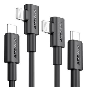 SUNGUY Type-C 20W Fast Charging <b>Cable</b> <b>cable</b> de carga High Speed Data <b>Cable</b> with TPE Material Eco-Friendly for Phones & Laptops - Product Image 1