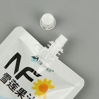 50ml 100ml 500ml sac d'emballage en plastique de forme spéciale pour boisson de jus NFC boisson gazeuse et jus de fruits sacs de poche à bec debout