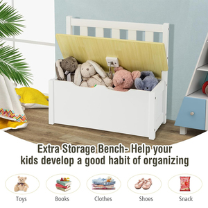 2 Trong 1 Gỗ Hoạt Động Bảng Trẻ Em Nghiên Cứu Bảng Và Ghế Đặt Với Đồ Chơi Lưu Trữ Băng Ghế Dự Bị 2 Ghế Cho Trẻ Em Đọc Nghệ Thuật Thủ Công Thời Gian - Product Image 4