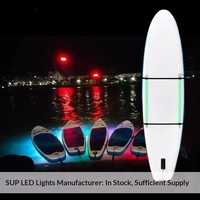 Planche à pagaie gonflable Yak Outdoors avec lumière LED en aluminium YKZ-151 pour lacs et rivières - 2 kg