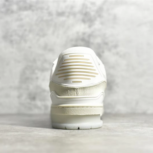 Luxury Design Lace-up Closed Toe Walking Style Genuine Leather Midsole Fashion Trend Casual Skate Sneakers for <b>Men</b> - Product Image 5