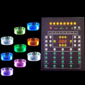 Pulsera LED con Control Remoto DMX, Iluminación para Conciertos, Pulsera Luminosa con Luces LED Activadas por Sonido para Eventos y Fiestas - Product Image 3
