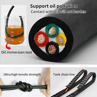 0,12 MM TRVV Hoch flexibel 2core 3core 4core 5core 6core 7core 8core 10core 16core 20core Drag Chain Towline Elektrokabel