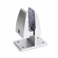 Support de fixation réglable en alliage d'aluminium pour cloison de bureau double face, séparateur d'écran pour hôtel, maison, bureau, panneau de bureau