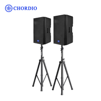 CHORDIO HK-15P Système Sonore PA Professionnel 15" Full-Range + Subwoofer Actif 18" | Enceintes Professionnelles Puissance Crête 2000W/3000W