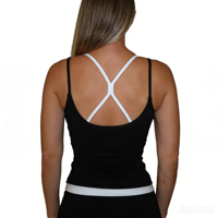 Ensemble de yoga 2 pièces pour femmes, haut d'entraînement à bretelles spaghetti avec bordure contrastée léopard, short taille haute, vêtements de sport et de fitness