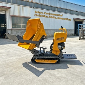 Load 500kg crawler rotary dump truck construction farming orchard transport dump truck hydraulic crawler truck - Product Image 2
