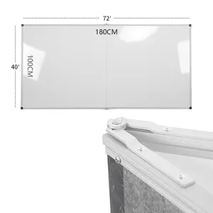 Hersteller Großhandel Custom Large Size kann gefaltet werden Magnetic Dry Erase Whiteboard für Büro und Unterricht