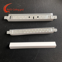 Accessoires pour Plafonds en Plaques de Plâtre : Grille Carrée Galvanisée, Profilés de Suspension Plats et Étroits, Système de Plafond en T, Angle Mural, Profilé en T