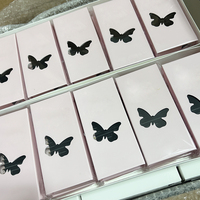 Ekstensi Bulu Mata Velvet Volume Lembut Buatan Tangan 0.15mm, Logo Kustom, Hitam Matte, Cashmere BC/DD/CD, Bulu Mata Lembut, Tray Korea PBT