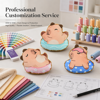 Jouet en peluche couineur pour chien Famipet, design Capybara mignon sur le thème de l'été, doux et froissé, fabriqué sur mesure