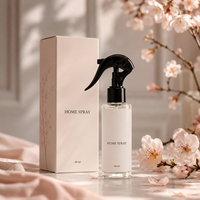 Vente en gros de spray d'ambiance écologique pour la maison, parfum musc de coton, capacité personnalisable, utilisation domestique, sans danger pour les animaux, étiquette personnalisée