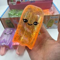 Meilleures ventes : Jouet anti-stress en caoutchouc souple en forme de sucette et de bonbon au malt, style à presser, lot en boîte cadeau, en stock