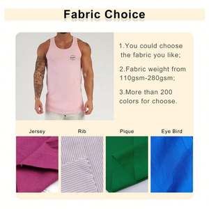 Camiseta sin mangas deportiva 100 de algodón personalizada al por mayor, camiseta sin mangas de verano atlética para correr, camiseta sin mangas con serigrafía de secado rápido para hombres - Product Image 2