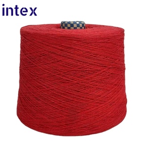Fil à tricoter turc mélangé recyclé rouge 50/50P/<span class=keywords><strong>C</strong></span> haute ténacité pour chaussettes, hamacs, serviettes et tissage - Product Image 5