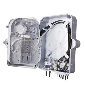 Caja de Distribución para Exteriores IP65 de 32 Puertos PC&ABS con Adaptadores FC/SC/LC para Uso en Telecomunicaciones FTTX/FTTH - Product Image 1