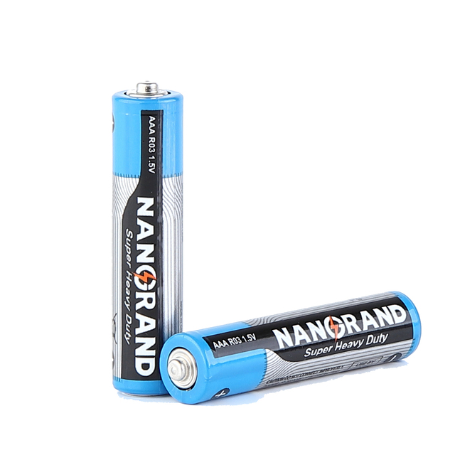 Heavy Duty Carbon Zinc Um-4 Aaa R03 Dry Battery