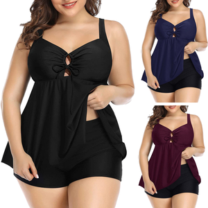 Tankini sexy grande taille 2025, imprimé léopard, dos nu, micro bikini avec bretelles, ensemble 2 pièces pour poitrines généreuses - Product Image 4