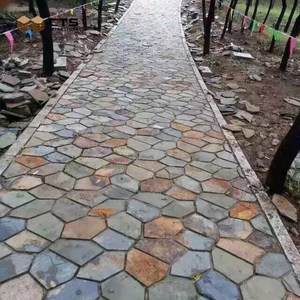 Bán Buôn Ngoài Trời Hỗn Hợp Màu Lối Đi Cờ Đá <span class=keywords><strong>Slate</strong></span> - Product Image 5