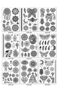 Autocollants de tatouage temporaire d'art corporel adulte sexy Mandala Nation Elephant <span class=keywords><strong>Dreamcatcher</strong></span> Design tatouage d'art corporel adulte permanent - Product Image 3